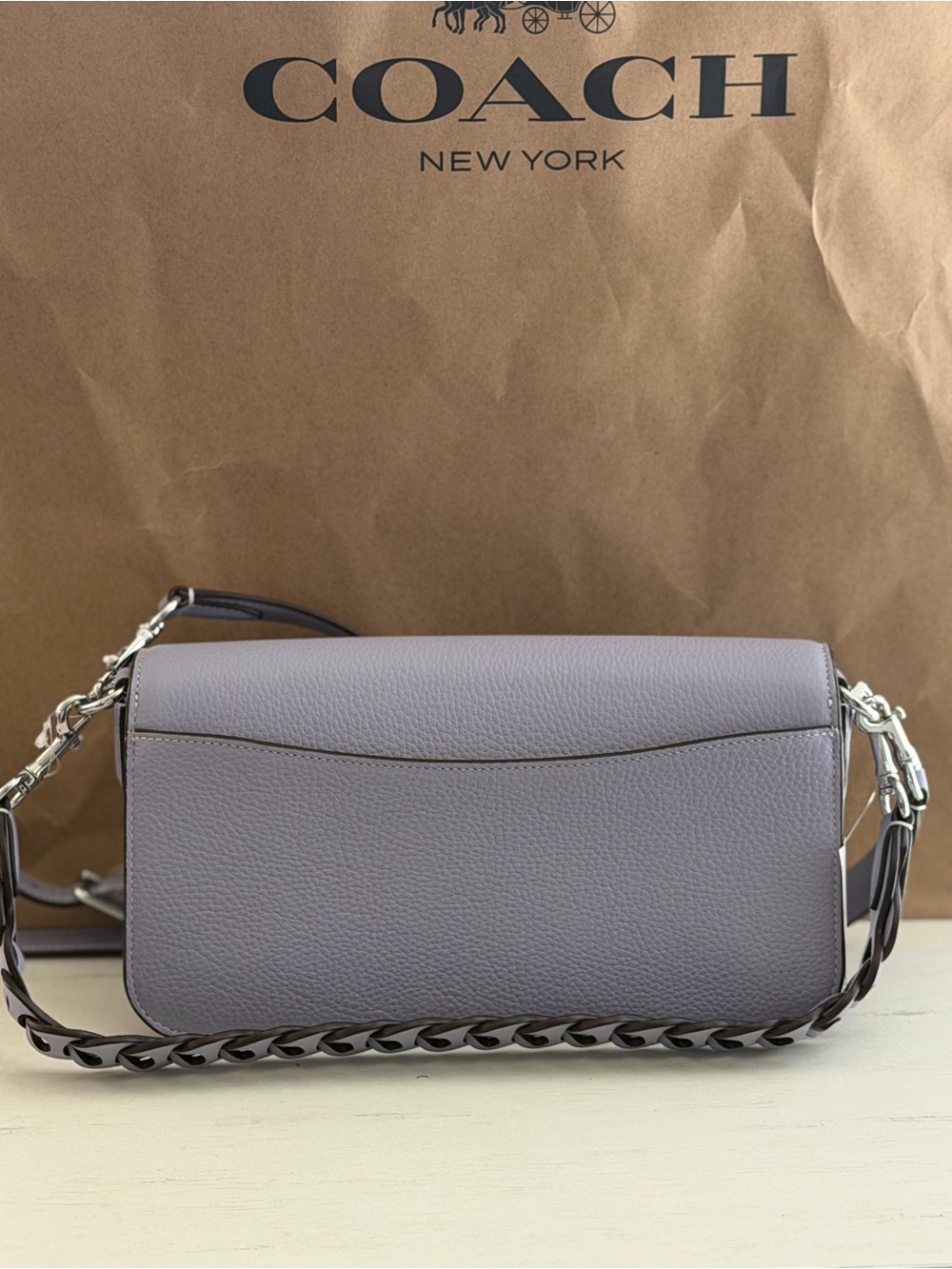 NWT Coach Morgan Shoulder Bag in Mist CJ619 - Picture 2 of 12